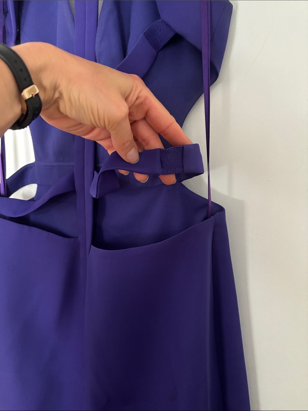 Iconic Purple Cutout Evening Gown - Picture 6 of 10